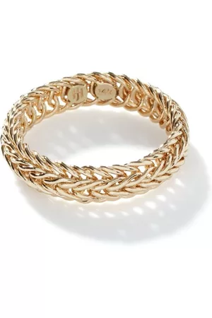 John Hardy 14kt yellow Kami Chain 4.5mm band ring