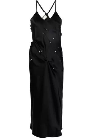 1017 ALYX 9SM Embellished gathered-detail slip dress
