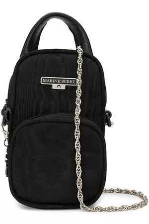 Marine Serre Logo plaque crossbody bag