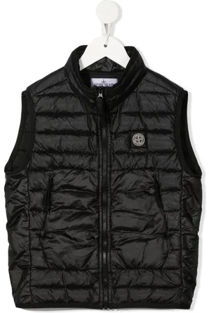 Stone Island Chest logo-patch detail gilet
