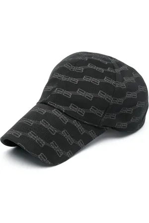 Balenciaga Men Hats - Monogram-print cotton cap