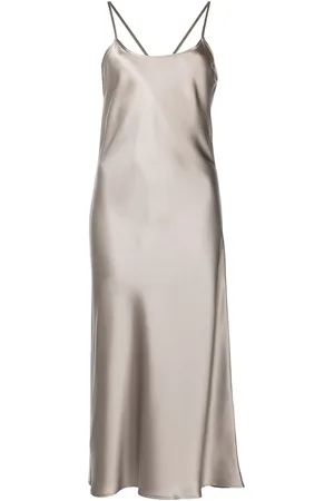 Voz Sleeveless silk midi dress