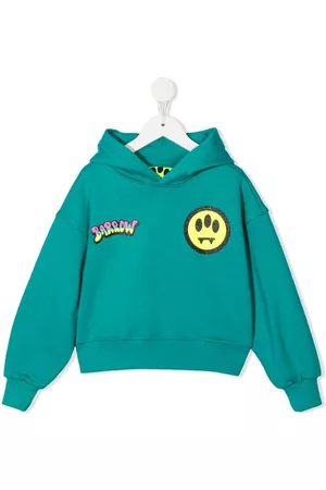 BARROW Logo-print cotton hoodie
