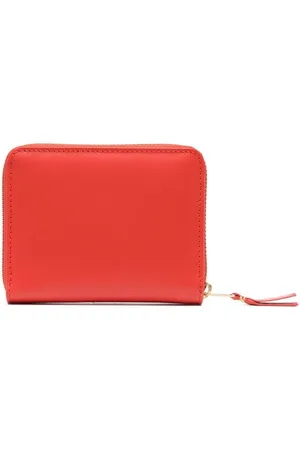 Comme des Garçons Zip-up leather wallet