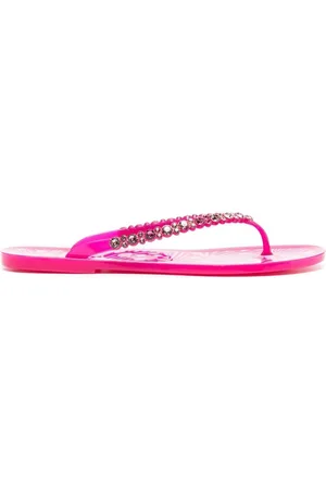 SOPHIA WEBSTER Esme crystal-embellished flip flops