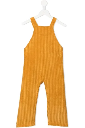 ESHVI Girls Dungarees - Crossover-strap corduroy dungarees