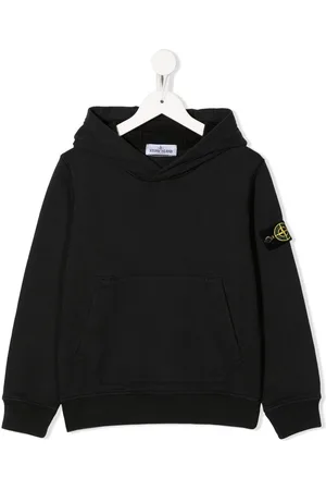 Stone Island Compass-patch pullover hoodie