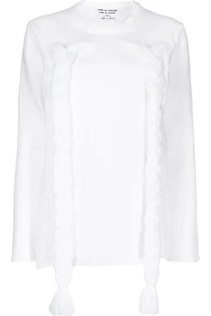 Comme des Garçons Braided-detail long-sleeve jumper