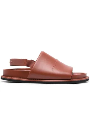 Stella McCartney Logo-embossed touch-strap sandals
