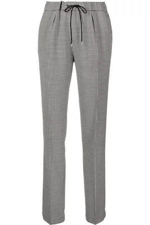 Ralph Lauren Checked pleat-detail tailored trousers