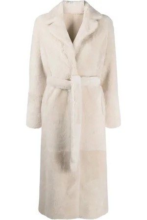 YVES SALOMON Full-length shearling coat