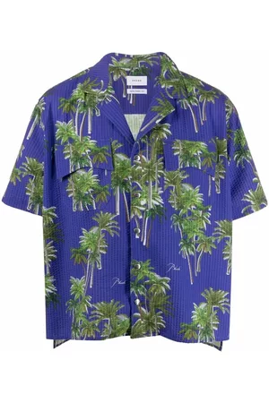 Rhude Palm-tree print "Green" shirt