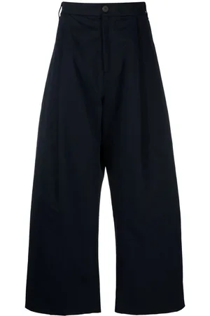 STUDIO NICHOLSON Wide-leg high-waisted trousers