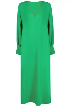 VALENTINO GARAVANI V-neck long-length dress