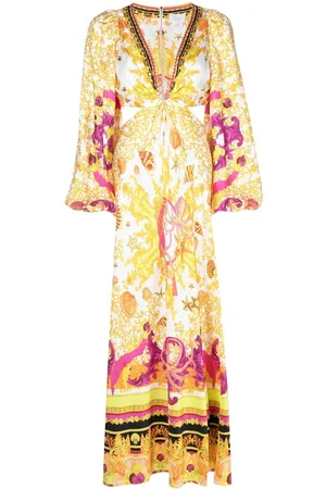 Camilla Ring-detal cut out maxi dress