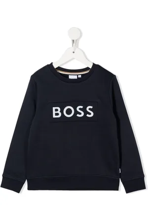 HUGO BOSS Logo-print crew neck sweatshirt