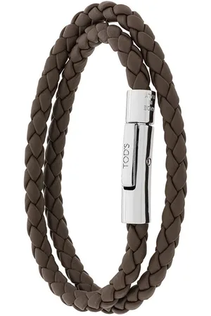 Bracelets & Bangles Tod's - Two-tone leather double wrap bracelet -  XEMB1900200JUS330B