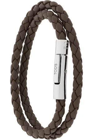 Bracelets & Bangles Tod's - Two-tone leather double wrap bracelet -  XEMB1900200JUS330B