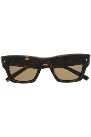 VALENTINO GARAVANI Rockstud square-frame sunglasses