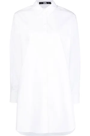 Karl Lagerfeld Women Tunics - Logo-print tunic shirt