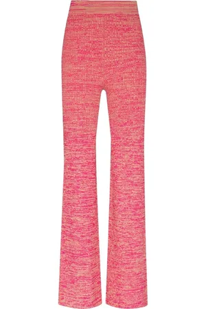 REMAIN Rib-knit wide-leg trousers