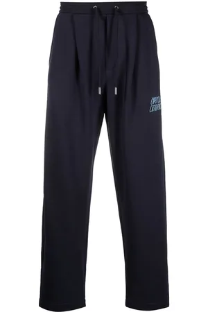 Opening Ceremony Men Pants - Logo-embroidered straight trousers