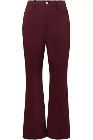 Proenza Schouler Cropped kick-flare trousers