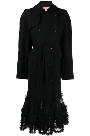 Viktor & Rolf Fancy ruffle-hem trench coat