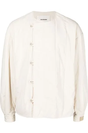 Rito Structure Wrap-style padded overshirt