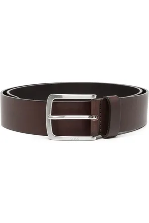 HUGO BOSS Logo-engraved buckle belt
