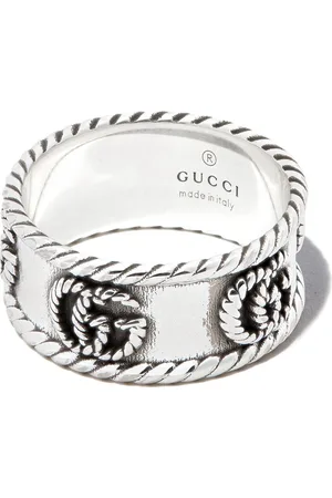 Gucci Women Rings - GG Marmont braided-detail ring