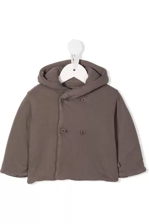 TEDDY & MINOU Double-breasted hooded jacket
