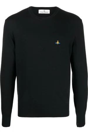 Vivienne Westwood Orb-embroidered fine-knit jumper