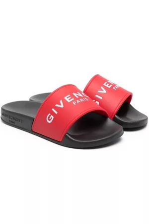 Givenchy Boys Flip Flops - Logo-print slides
