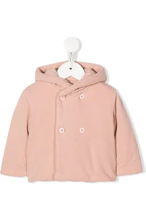 TEDDY & MINOU Double-breasted hooded jacket