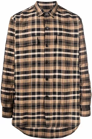 Nanushka Organic-cotton checked shirt