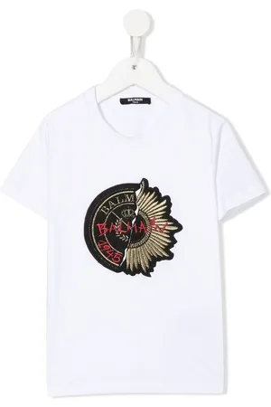 Balmain Logo-patch short-sleeve T-shirt