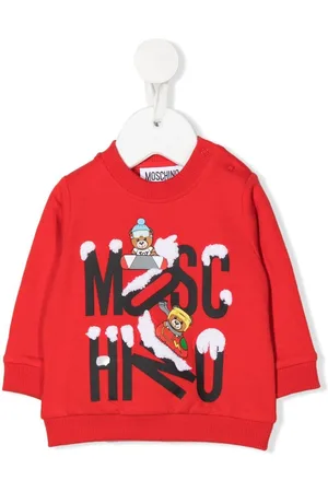 Moschino Logo-print cotton sweatshirt