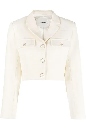 Sandro Cropped tweed jacket