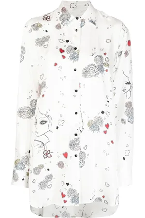 Macgraw Rythmic oversized silk shirt