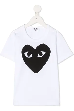 Comme des Garçons Heart-print cotton T-shirt