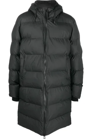 Rains Quilted-finish padded coat
