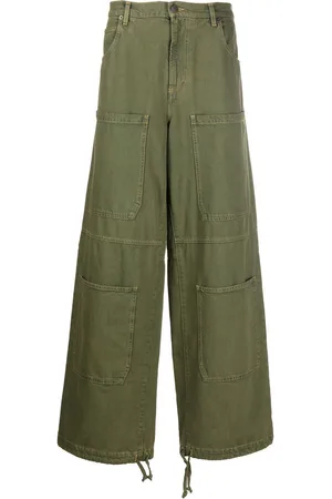 Moschino Mid-rise wide-leg jeans