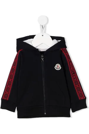 Moncler Logo-patch zip-up hoodie