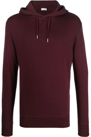 CARUSO Embroidered-logo detail hoodie