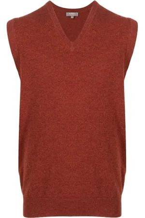 N.PEAL Sleeveless organic-cotton sweater vest
