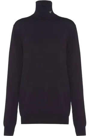 Prada Roll-neck wool jumper