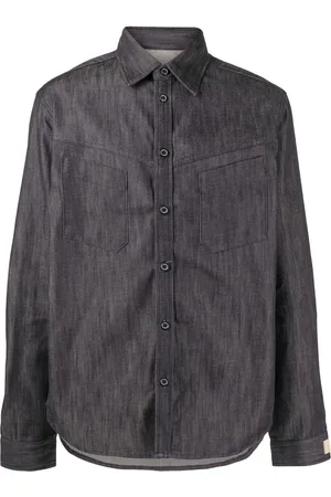 Rito Structure Long-sleeve denim overshirt
