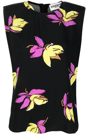 Essentiel Antwerp Floral-print sleeveless top
