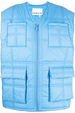 REMAIN V-neck quilted gilet